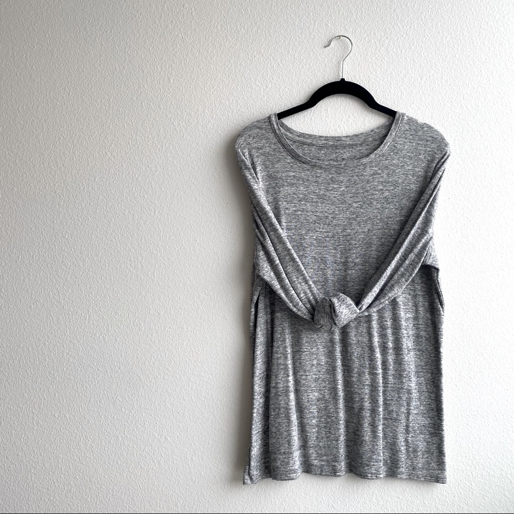Basic Heather Gray Long Sleeve Tee - Target, A New Day